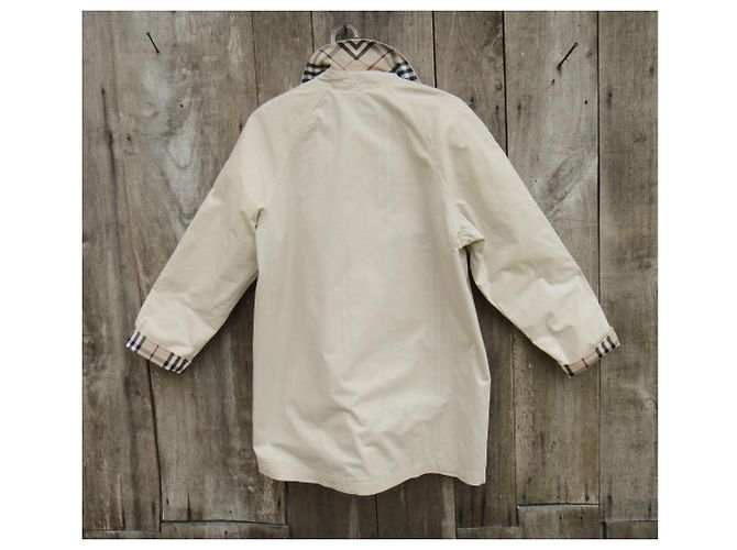 Chubasquero corto Burberry 38 Blanco roto - vista 5