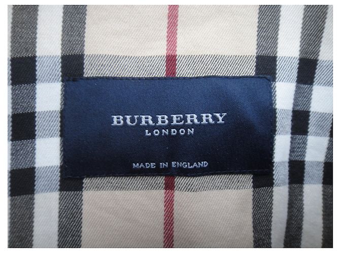 Chubasquero corto Burberry 38 Blanco roto - vista 8