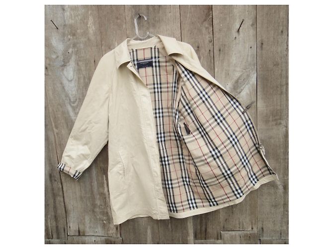 Chubasquero corto Burberry 38 Blanco roto - vista 9