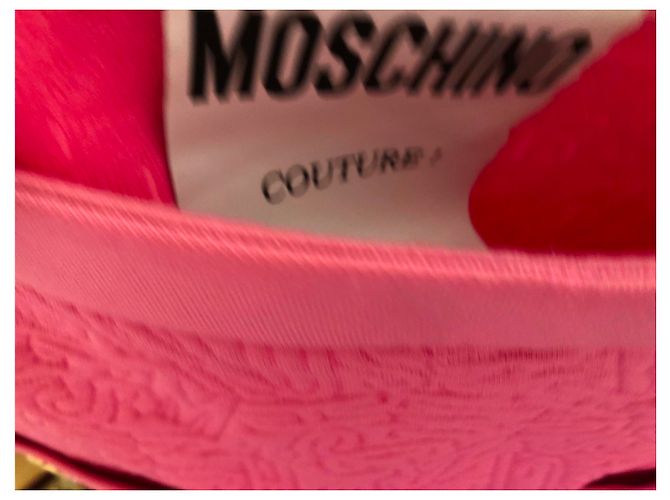 Falda Moschino Rosa Barbie con Botones Dorados - vista 4
