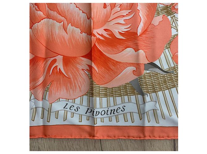 Hermès peonias Coral - vista 2