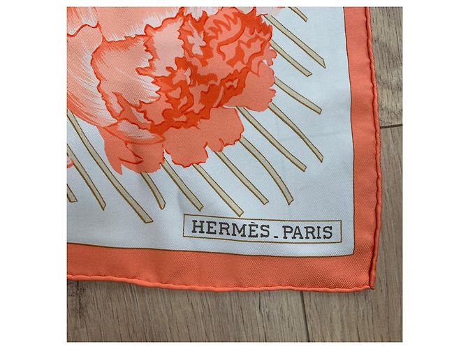 Hermès peonias Coral - vista 3