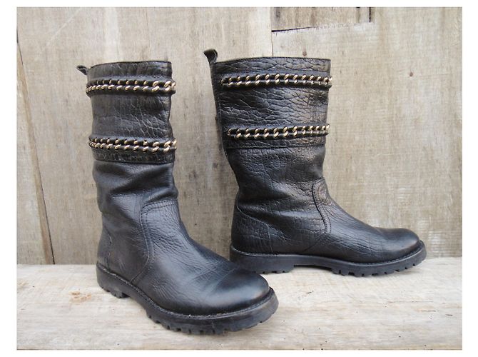 Botas Tory Burch p 37,5 Negro - vista 4
