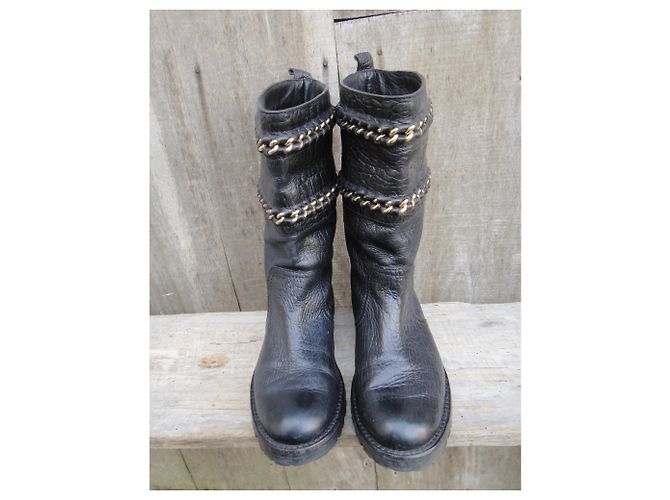 Botas Tory Burch p 37,5 Negro - vista 5