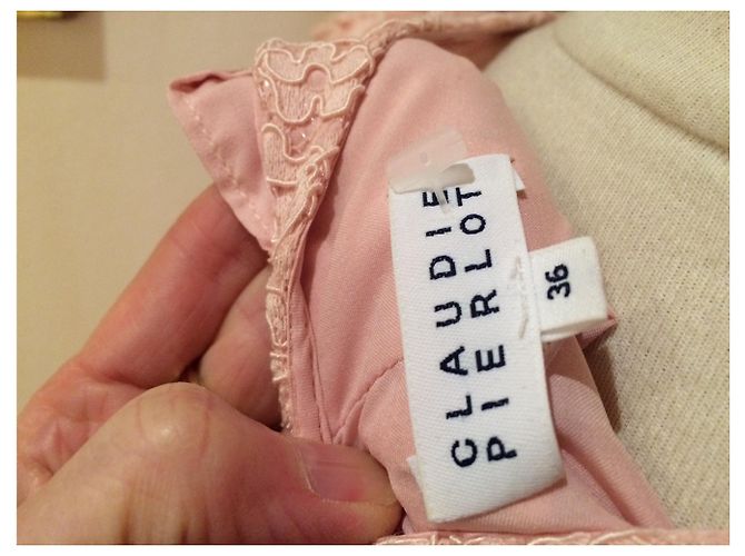 Camicia Claudie Pierlot in Guipure Rosa - vista 3