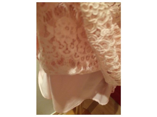 Camicia Claudie Pierlot in Guipure Rosa - vista 4