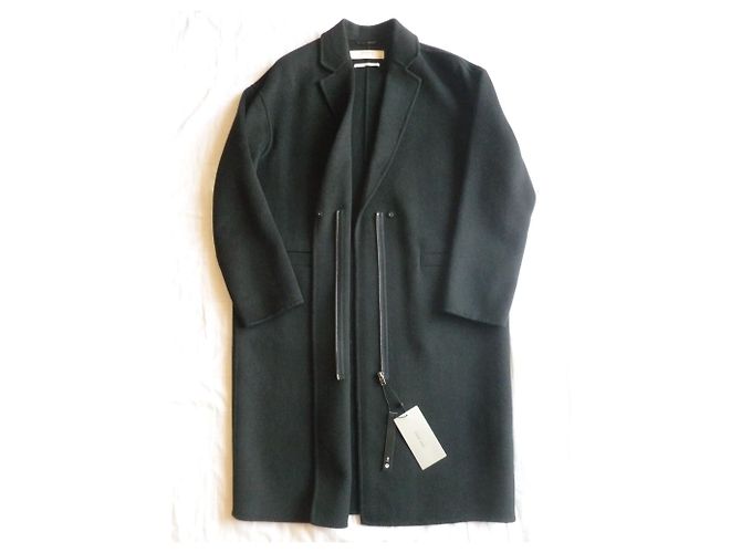 Zara Wool Blend Oversized Coat Black M - view 4