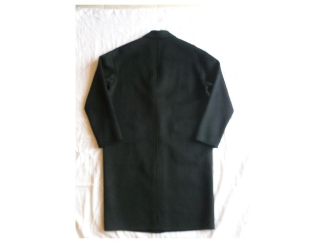 Zara Wool Blend Oversized Coat Black M - view 9