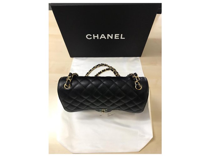Schwarzer CHANEL-Schal mit Kamelien Weiß - Ansicht 8