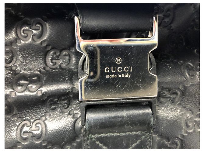 Gucci Signature - bolsa de couro Preto - vista 4