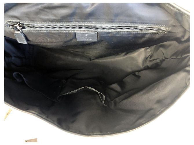 Gucci Signature - bolsa de couro Preto - vista 9