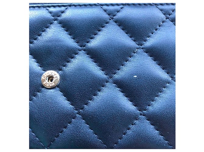 Wallet On Chain Portafogli Chanel Boys su borsa a catena Nero - vista 4