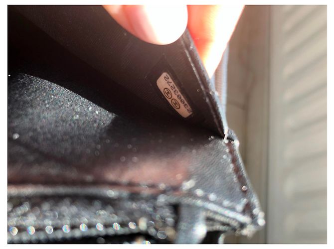 Wallet On Chain Portafogli Chanel Boys su borsa a catena Nero - vista 9