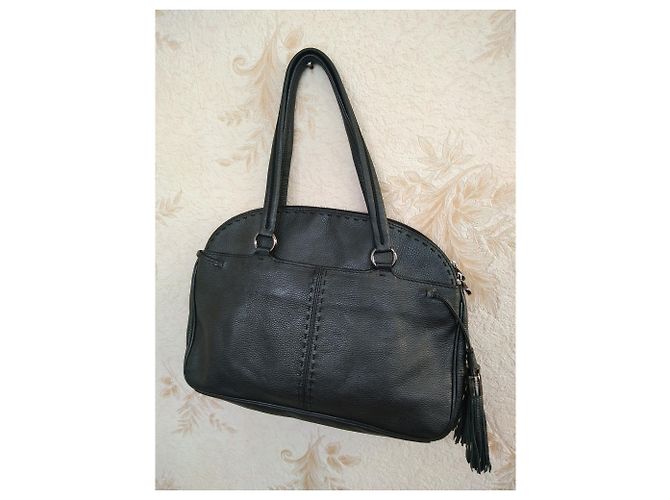 Borsa a mano Lancel in pelle nera Nero - vista 2
