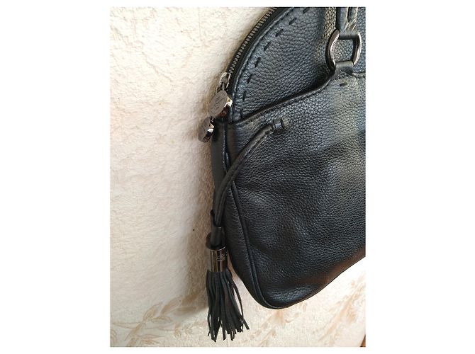 Borsa a mano Lancel in pelle nera Nero - vista 3