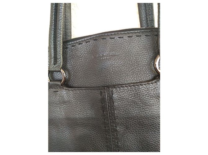 Borsa a mano Lancel in pelle nera Nero - vista 4