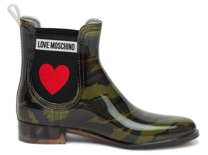 Botas Love Moschino de goma con camuflaje Multicolor - vista 2