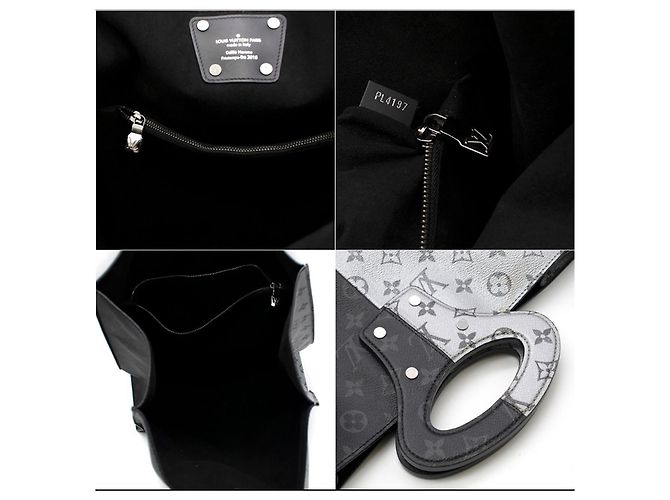 Louis Vuitton Porte-documents Tote Split en cuir Multicolore - vue 7