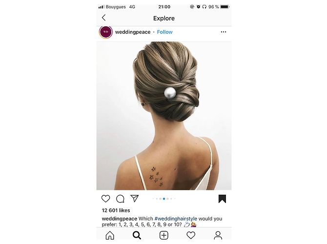 Chanel, Pelo querido Plata Blanco Blanco roto - vista 6