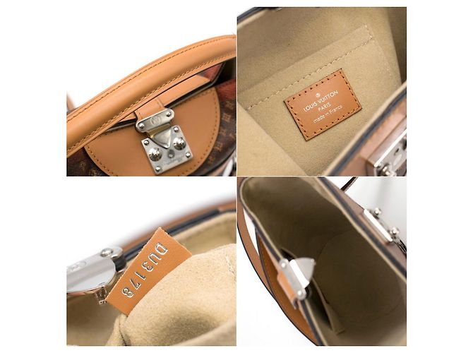 Borsa Louis Vuitton Duffle Bag Time Trunk in pelle Multicolore - vista 9