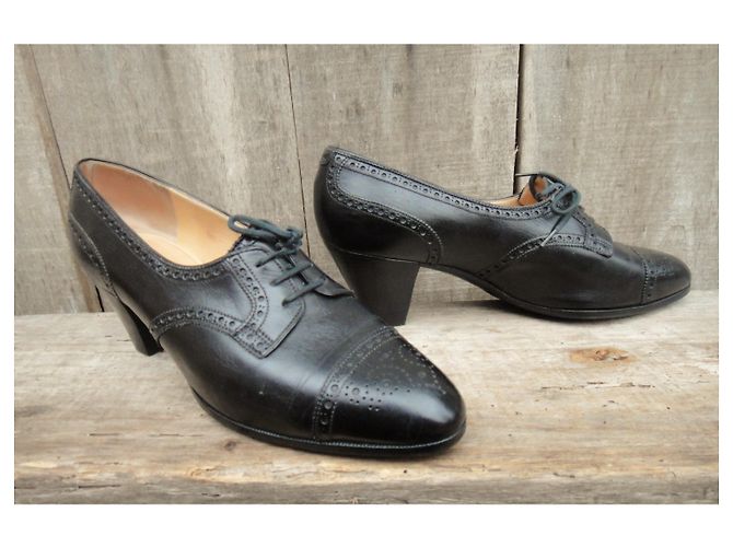 derby vintage Charvet p 41 Nero - vista 4