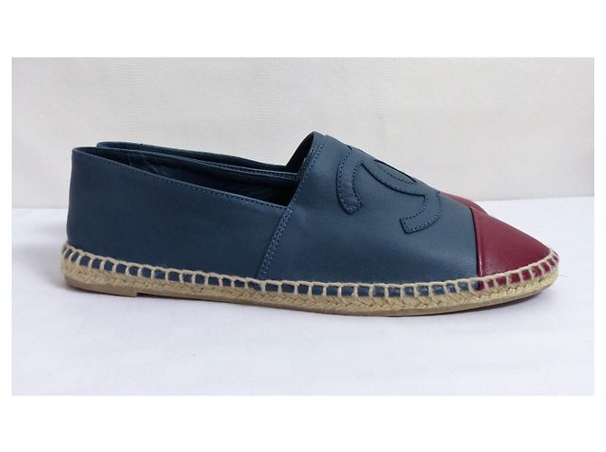 Chanel Espadrilles Blue Dark red - view 2