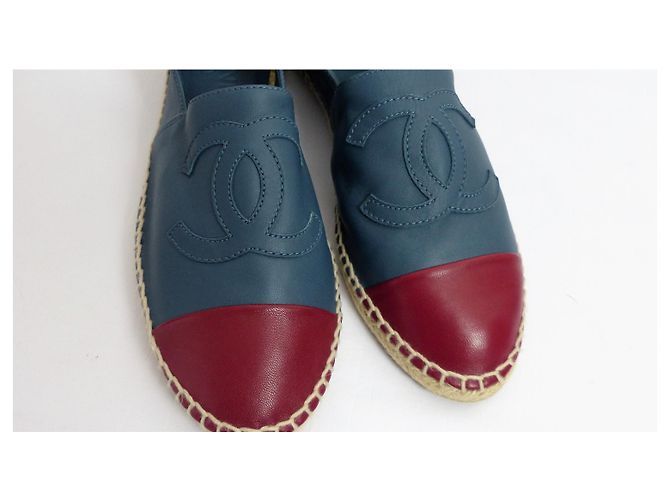 Chanel Espadrilles Blue Dark red - view 3