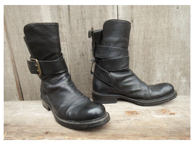 Botas biker Sartore p 36 Negro - vista 3