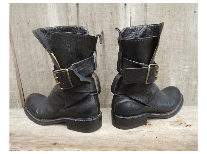 Botas biker Sartore p 36 Negro - vista 5