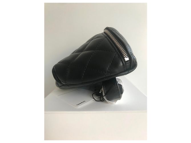 Marsupio Chanel in pelle di agnello nera . neuf Nero - vista 11