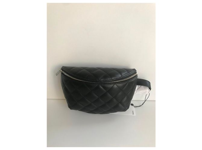 Marsupio Chanel in pelle di agnello nera . neuf Nero - vista 5