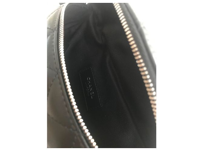 Marsupio Chanel in pelle di agnello nera . neuf Nero - vista 7