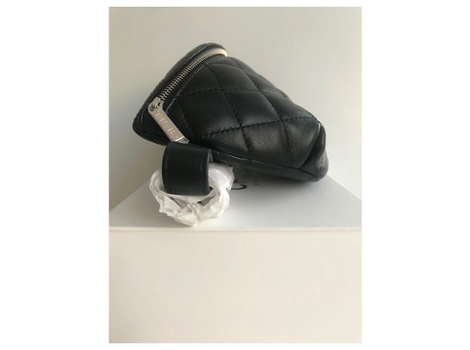 Marsupio Chanel in pelle di agnello nera . neuf Nero - vista 9