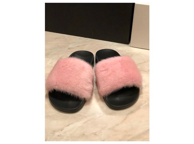 Givenchy Slides de vison rosa - vista 5