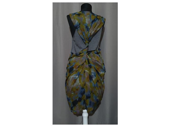 Camicetta Tunica in Seta Diane Von Furstenberg Multicolore - vista 4