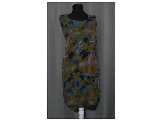 Camicetta Tunica in Seta Diane Von Furstenberg Multicolore - vista 5