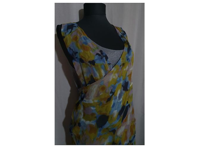 Camicetta Tunica in Seta Diane Von Furstenberg Multicolore - vista 6