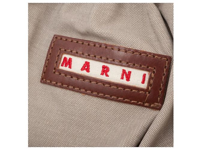 Borsa Marni Balloon Mag Gialla in Agnello Giallo - vista 5