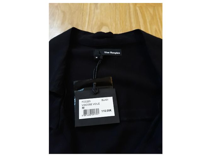 Camicetta senza maniche The Kooples nera in viscosa Nero - vista 2