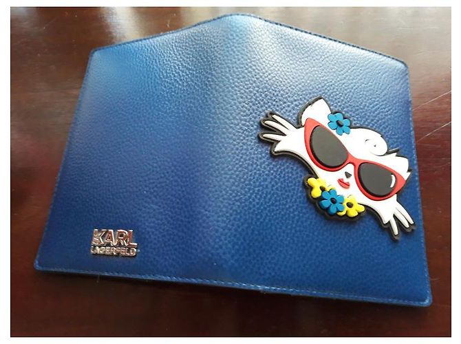 Karl Lagerfeld CHOUPETTE Lagerfeld Wallet Azul - vista 3