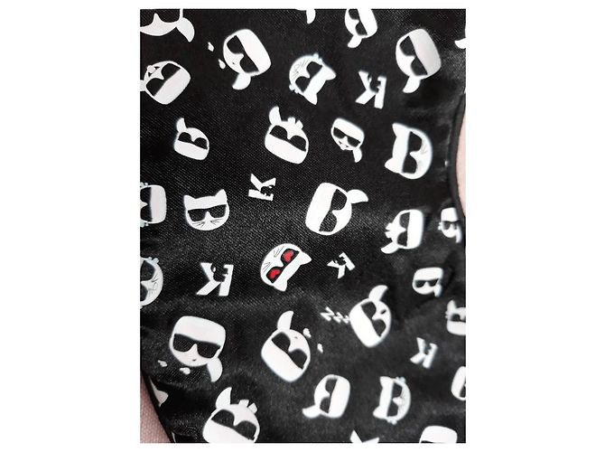 Fascia per capelli Karl Lagerfeld Choupette e Karl Nera Nero - vista 2