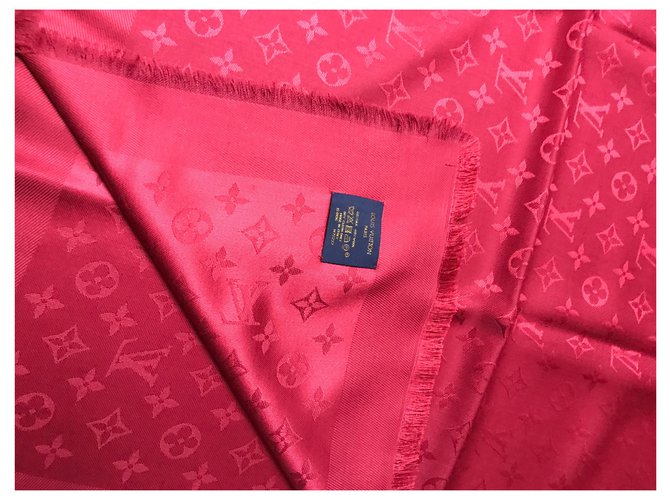 Scialle Louis Vuitton rosso - vista 2