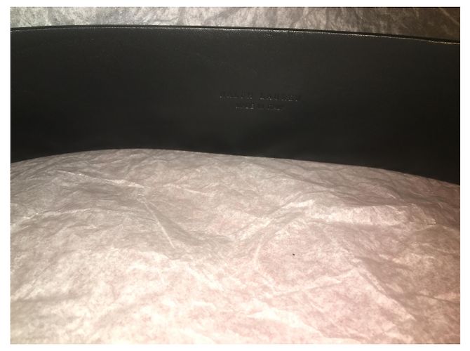 Ralph Lauren Gürtel Schwarz Kunstleder 70 cm - Ansicht 2