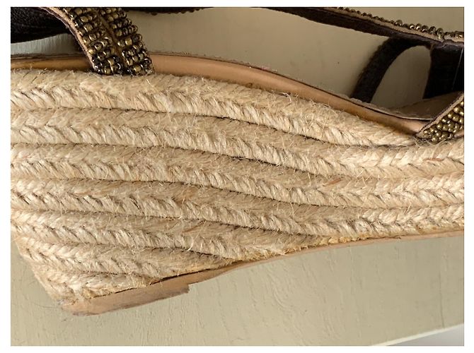 Maliparmi Seil und Perlen Sandalen - Ansicht 10