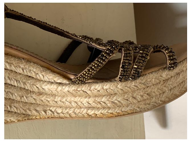 Maliparmi Seil und Perlen Sandalen - Ansicht 11