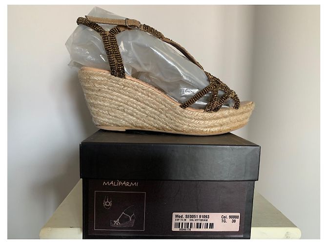 Maliparmi Seil und Perlen Sandalen - Ansicht 2