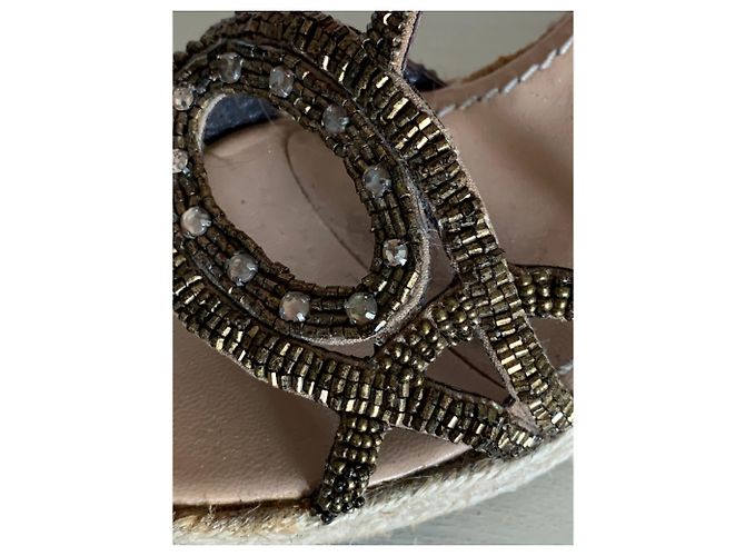 Maliparmi Seil und Perlen Sandalen - Ansicht 4