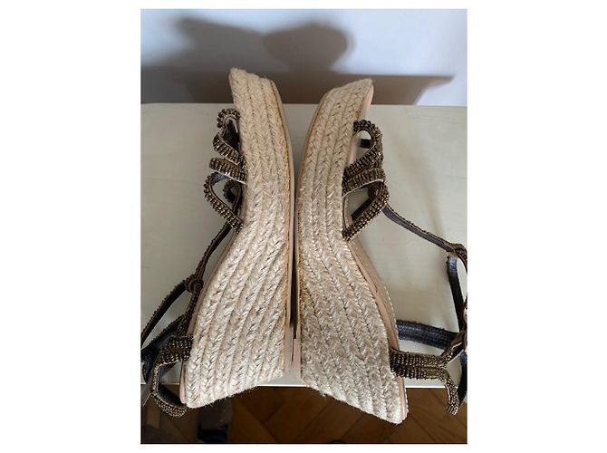 Maliparmi Seil und Perlen Sandalen - Ansicht 8