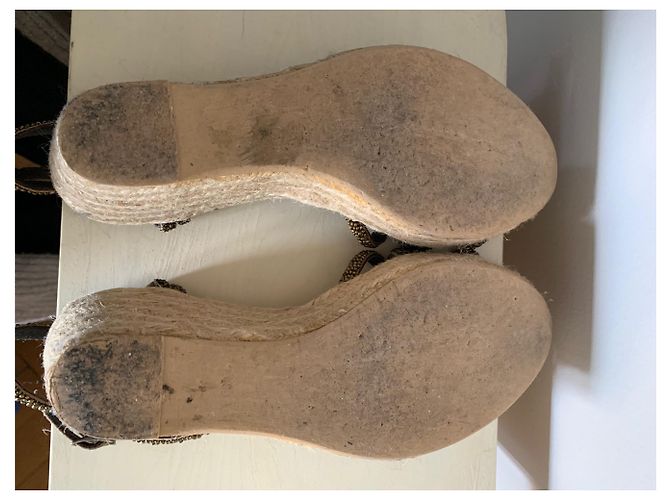 Maliparmi Seil und Perlen Sandalen - Ansicht 9