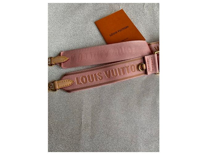 Louis Vuitton Tracolla per chitarra rosa - vista 4